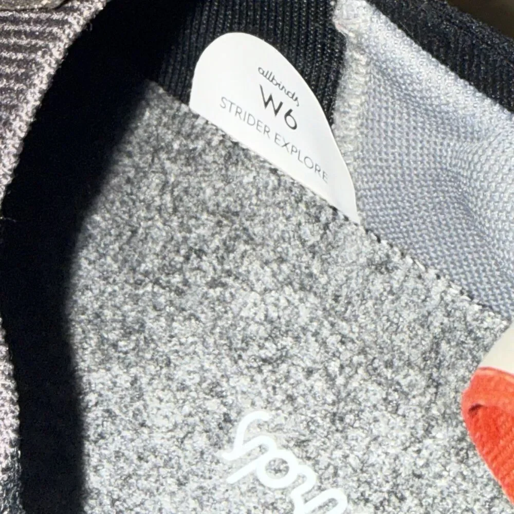 Allbirds Strider Explore shoes in the Hazy Burgundy